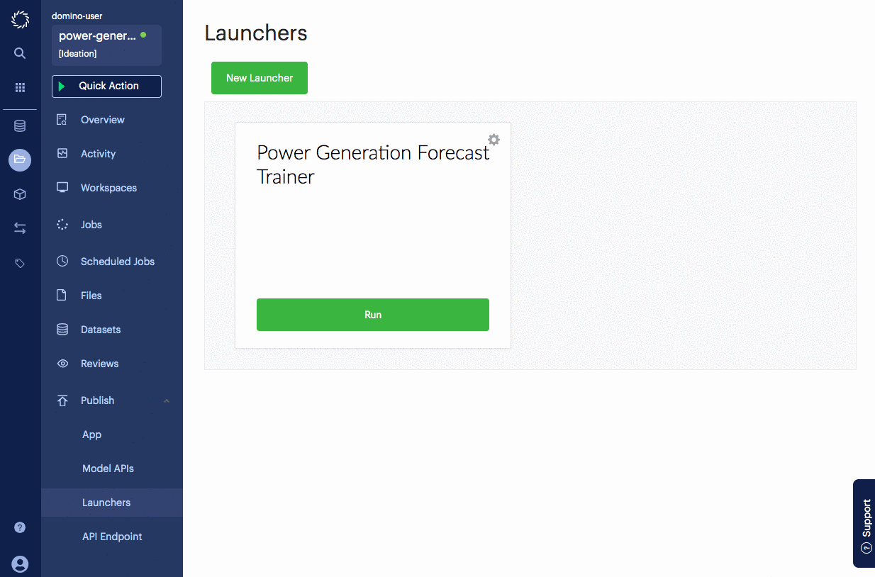 run launcher